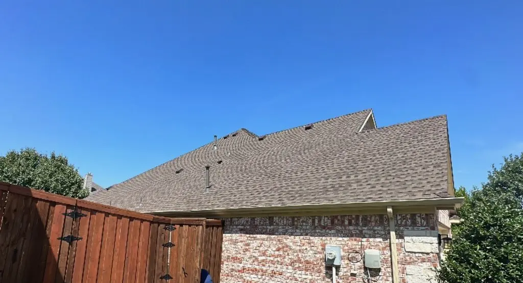 Completed roof replacement project in Shasta Lake